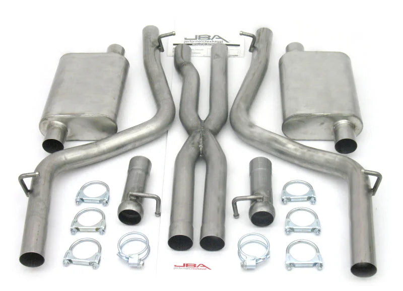 JBA 08-14 Dodge Challenger 5.7L 409SS Dual Rear Exit Cat-Back Exhaust - Main Product View