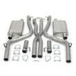 Load image into Gallery viewer, JBA 08-14 Dodge Challenger 5.7L 409SS Dual Rear Exit Cat-Back Exhaust - Side View
