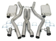 Load image into Gallery viewer, JBA 08-14 Dodge Challenger SRT8 6.1L/6.4L 409SS Dual Rear Exit Cat-Back Exhaust - Main Product View