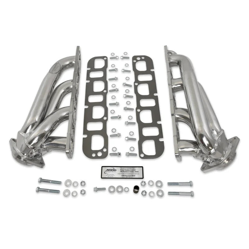 JBA 09-20 Chrysler 5.7L HEMI 1-3/4in Primary Silver Ctd Cat4Ward Header - Side View