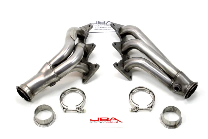 JBA 10-11 Chevrolet Camaro 3.6L V6 1-5/8in Primary Raw 409SS Cat4Ward Header - Side View