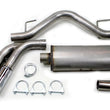Load image into Gallery viewer, JBA 10-14 Ford Raptor 6.2L 409SS Pass Side Dual Exit Cat-Back Exhaust - Side View
