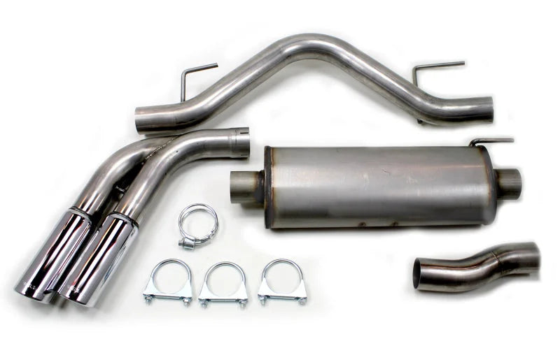 JBA 10-14 Ford Raptor 6.2L 409SS Pass Side Dual Exit Cat-Back Exhaust - Side View