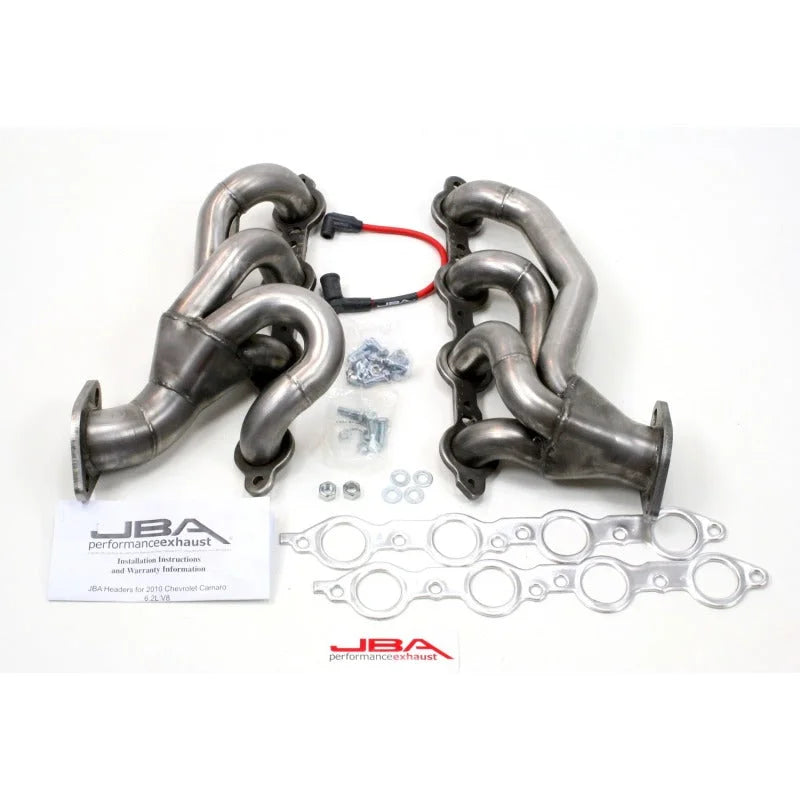 JBA 10-15 Chevrolet Camaro 6.2L LS 1-3/4in Primary Raw 409SS Cat4Ward Header - Main Product View