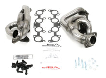 Load image into Gallery viewer, JBA 11-14 Ford F-150 5.0L Coyote 1-5/8in Primary Raw 409SS Cat4Ward Header - Side View