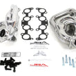 Load image into Gallery viewer, JBA 11-14 Ford F-150 5.0L Coyote 1-5/8in Primary Silver Ctd Cat4Ward Header - Side View