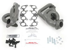 Load image into Gallery viewer, JBA 11-14 Ford F-150 5.0L Coyote 1-5/8in Primary Ti Ctd Cat4Ward Header - Side View