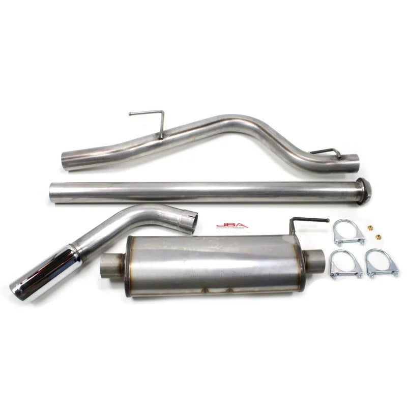 JBA 11-14 Ford F-150 All 2.7L/3.5L/5.0L 409SS Pass Side Single Exit Cat-Back Exhaust - Side View