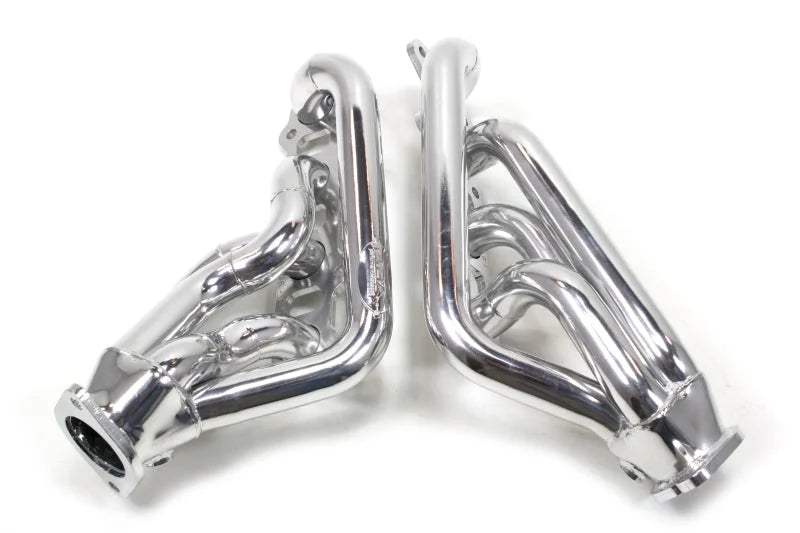 JBA 11-14 Ford Mustang 5.0L Coyote 1-3/4in Primary Silver Ctd Cat4Ward Header - Main Product View