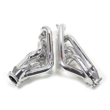 Load image into Gallery viewer, JBA 11-14 Ford Mustang 5.0L Coyote 1-3/4in Primary Silver Ctd Cat4Ward Header - Side View