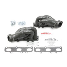 Load image into Gallery viewer, JBA 11-17 Ford Mustang 3.7L V6 1-5/8in Primary Ti Ctd Cat4Ward Header - Side View