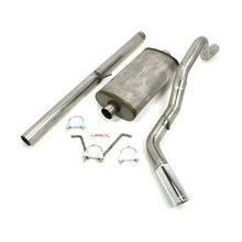 Load image into Gallery viewer, JBA 14-18 Chevrolet Silverado/GMC Sierra 5.3L 409SS Pass Side Single Exit Cat-Back Exhaust - Side View