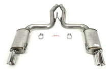 Load image into Gallery viewer, JBA 15-17 Ford Mustang 5.0L 409SS Dual Rear Exit Axle Back Exhaust - Side View