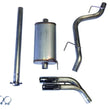 Load image into Gallery viewer, JBA 15-20 Ford F-150 2.7L/3.5L/5.0L 409SS Pass Side Dual Exit Cat-Back Exhaust - Side View