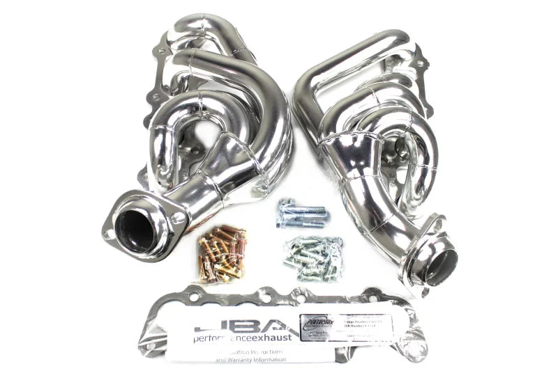 JBA 15-20 Ford F-150 5.0L Coyote 1-3/4in Primary Silver Ctd Cat4Ward Header - Main Product View