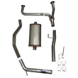 Load image into Gallery viewer, JBA 16-20 Nissan Titan XD (Excl Long Bed) 5.6L 409SS Single Rear Exit Cat-Back Exhaust - Main Product View