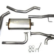 Load image into Gallery viewer, JBA 16-20 Nissan Titan XD (Excl Long Bed) 5.6L 409SS Single Rear Exit Cat-Back Exhaust - Side View
