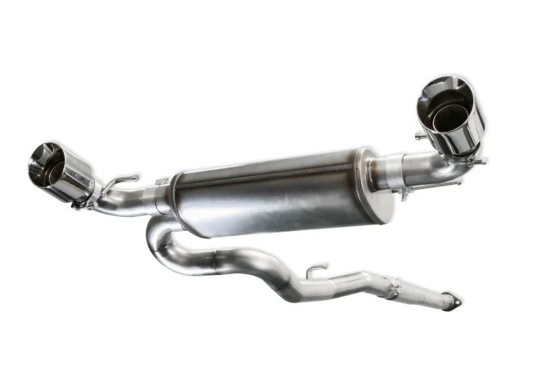 JBA 17-20 Toyota FT86/13-20 Subaru BRZ 2.0L 2-1/2in 304SS Cat-Back Exhaust w/4in Tips - Side View