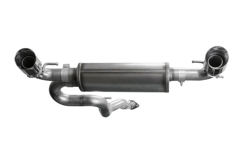 JBA 17-20 Toyota FT86/13-20 Subaru BRZ 2.0L 2-1/2in 304SS Cat-Back Exhaust w/4in Tips - Back View