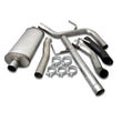 Load image into Gallery viewer, JBA 18-20 Jeep Gladiator JT 3.6L 304SS Single Rear Exit Cat-Back Exhaust - Main Product View