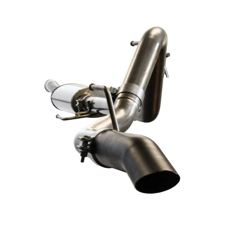 JBA 18-20 Jeep Gladiator JT 3.6L 304SS Single Rear Exit Cat-Back Exhaust - Side View