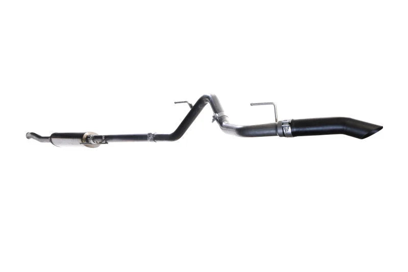 JBA 18-20 Jeep Gladiator JT 3.6L 304SS Single Rear Exit Cat-Back Exhaust - Installation View