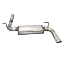 Load image into Gallery viewer, JBA 18-20 Jeep Wrangler JL 2.0L/3.6L 304SS Single Rear Exit Axle Back Exhaust - Side View