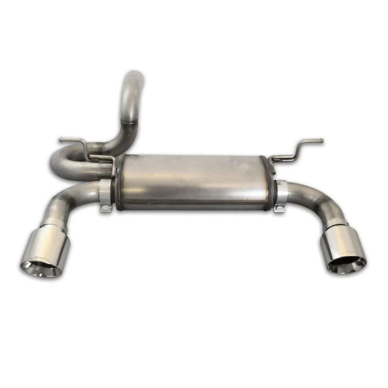 JBA 18-20 Jeep Wrangler JL 3.6L 304SS Dual Rear Exit Axle Back Exhaust - Detail View