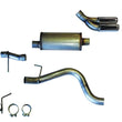 Load image into Gallery viewer, JBA 19-20 Ford Ranger 2.3L 409SS Pass Side Dual Exit Cat-Back Exhaust - Side View