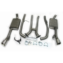 Load image into Gallery viewer, JBA 2004 Pontiac GTO 5.7L 409SS Dual Rear Exit Cat-Back Exhaust - Side View