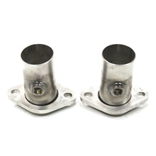 Load image into Gallery viewer, JBA 2.5in 304 Series Stainless Steel 2 Bolt Starter Tubes w/O2 sensor bungs - Side View