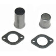 Load image into Gallery viewer, JBA 2.5in Stainless Steel Mid-Pipe Starter Tubes - Side View