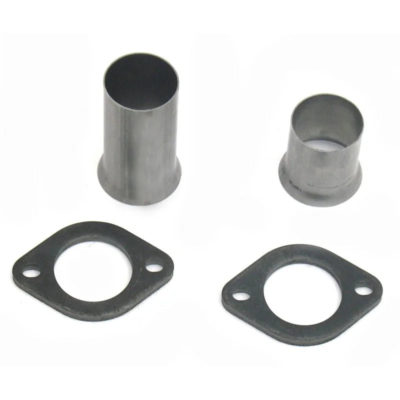 JBA 2.5in Stainless Steel Mid-Pipe Starter Tubes - Side View