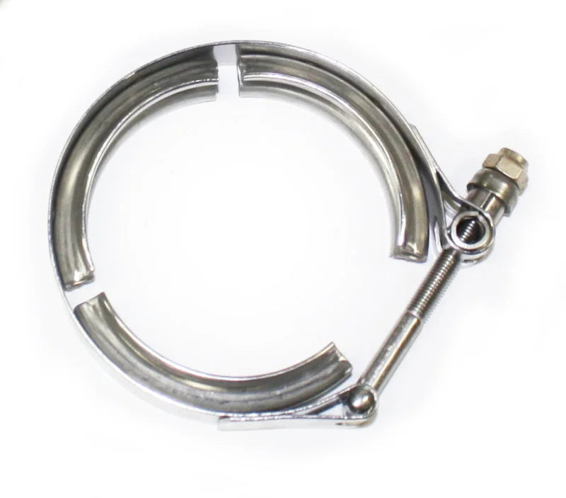JBA 2.5in Stainless Steel V-Band Clamp - Side View