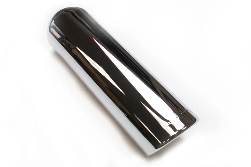 JBA 2.5in x 3.5in x 11in Rolled Stainless Steel Chrome Plated Exhaust Tip - Main Product View