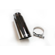 Load image into Gallery viewer, JBA 2.5in x 3in x 9in Polished Chrome Tip - Clamp On - Main Product View