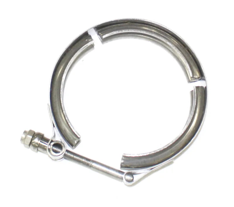 JBA 3in Stainless Steel V-Band Clamp - Side View