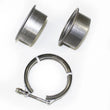 Load image into Gallery viewer, JBA 3in Stainless Steel V-Band Clamp &amp; Flanges - Main Product View