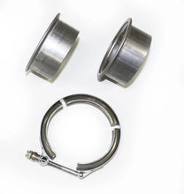 Load image into Gallery viewer, JBA 3in Stainless Steel V-Band Clamp &amp; Flanges - Main Product View