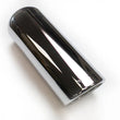Load image into Gallery viewer, JBA 3in x 3.5in x 9in Rolled Stainless Steel Chrome Plated Exhaust Tip - Side View