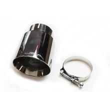 Load image into Gallery viewer, JBA 3in x 4in x 7-5/8in Double Wall Polished Chrome Tip - Clamp On - Main Product View
