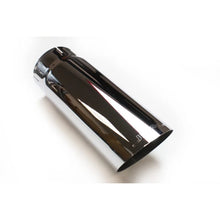Load image into Gallery viewer, JBA 4in x 4.5in x 12in Angle Cut Chrome Plated Exhaust Tip - Main Product View