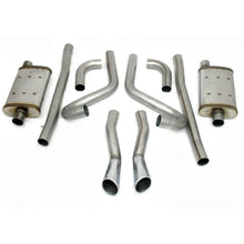 Load image into Gallery viewer, JBA 65-66 Ford Mustang 260-428 409SS Dual Through Rear Valance Header Back Exhaust - Main Product View