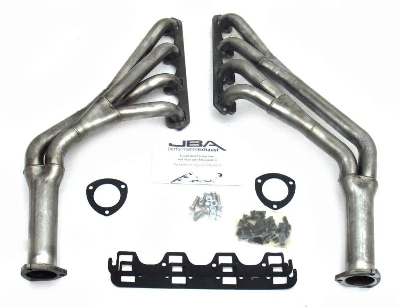 JBA 65-70 Ford Mustang 260-302 SBF 1-1/2in-1-3/4in Primary Raw 409 Tri Y Header - Main Product View