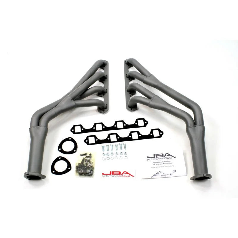 JBA 65-70 Ford Mustang 260-302 SBF 1-1/2in-1-3/4in Primary Ti Ctd Tri Y Header - Main Product View