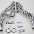 Load image into Gallery viewer, JBA 65-73 Ford Mustang 260-302 SBF 4 Speed C4/C6/AOD 1-3/4in Primary Silver Long Tube Header - Side View