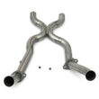 Load image into Gallery viewer, JBA 65-73 Ford Mustang 260-302 SBF 409SS X-Pipe - Side View