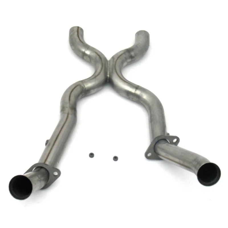 JBA 65-73 Ford Mustang 260-302 SBF 409SS X-Pipe - Side View