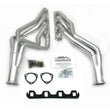 Load image into Gallery viewer, JBA 65-73 Ford Mustang 260-302 SBF 5 Speed T5/T56 1-3/4in Primary Silver Ctd Long Tube Header - Side View