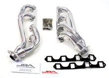 Load image into Gallery viewer, JBA 65-73 Ford Mustang 260-302 SBF w/GT40-P Heads 1-5/8in Primary Silver Ctd Mid Length Header - Main Product View